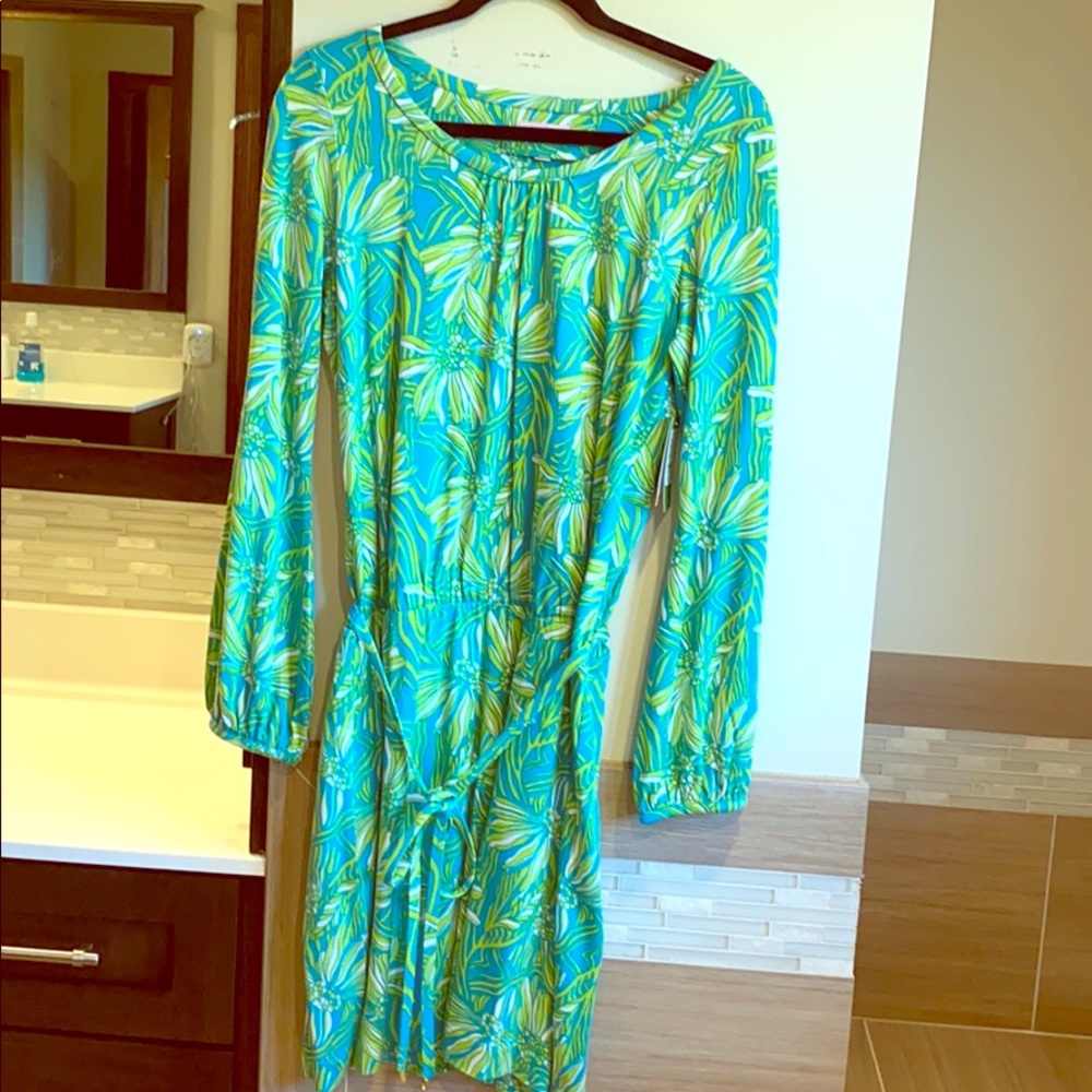 NWT Lilly Pulitzer-Seaweed Green Daisy Dress